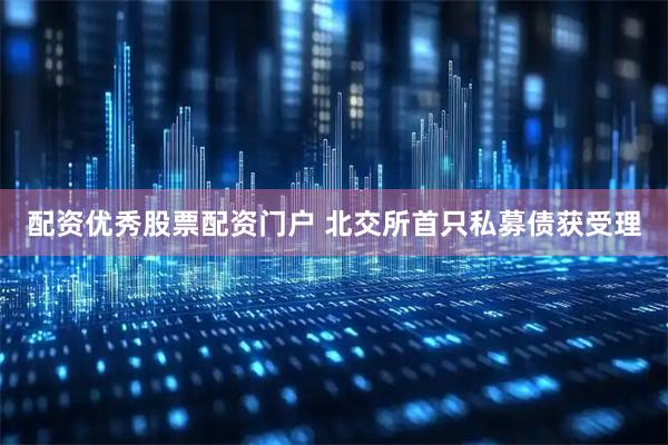 配资优秀股票配资门户 北交所首只私募债获受理